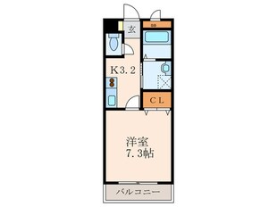 ブラン・ノワ－ルの物件間取画像